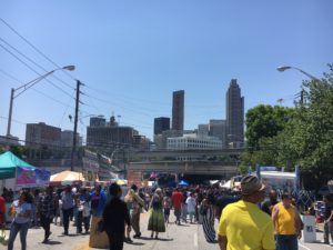 The 32nd annual Sweet Auburn Festival brings masses to Sweet Auburn district of Atlanta.