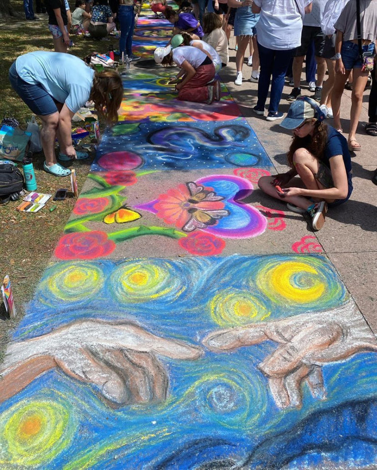 Check out photos from SCAD Savannah’s 2022 Sidewalk Arts Festival The